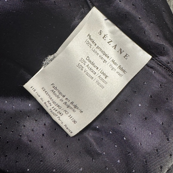 SEZANE 
Ryler Jacket (Grey Wool) - Picture 5 of 13